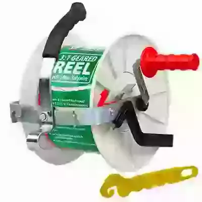 Geared Reel 3 in 1 c/w 50mm Polywire